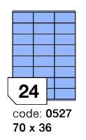Etikety A4 modrá 70x36 R0123/100ks