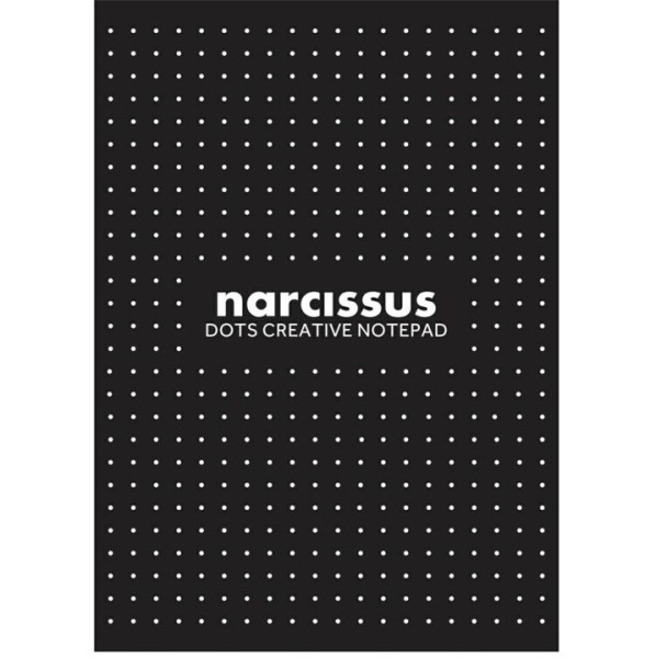 Blok A4, Narcissus, tečkovaný, 80l