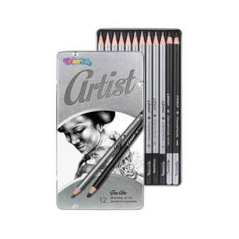 Tužky grafické umělecké a úhly, Colorino, sada 12ks