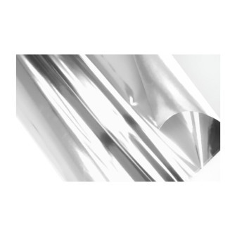 Balící folie, 70cm x 100m, metalická, stříbrná, arch