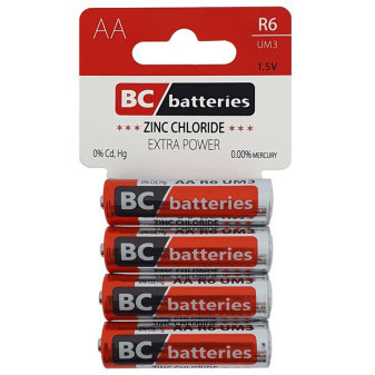 Baterie AA R6, BC, 4ks