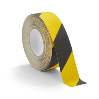 Lepící páska protiskluzová, 50mm x 18m, žluto-černá