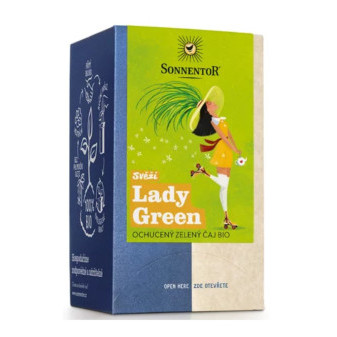 Čaj Lady green bio, porcovaný, 21,6g