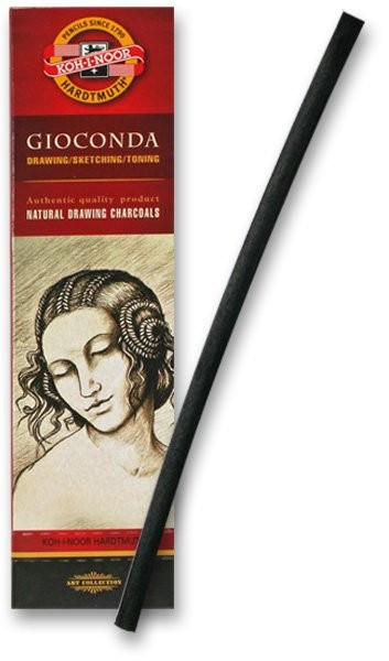 Křída Koh-i-noor Gioconda umělecká / uhel / přírodní 6ks