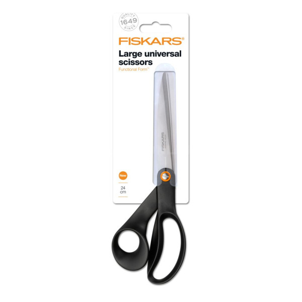 Fiskars Functional Form nůžky, černé, 24cm