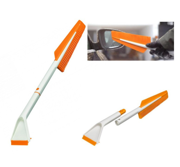 Škrabka na led + smetáček, 2v1, Fiskars
