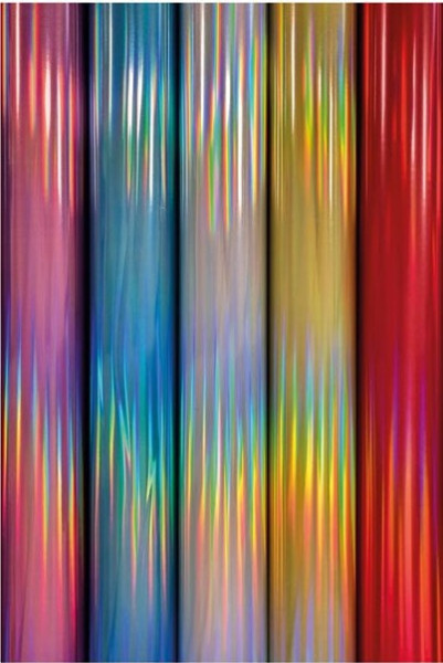 Balící folie metal 70x300 cm hologram
