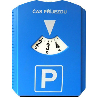 Hodiny parkovací plast + škrabka