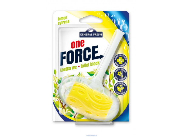 One Force WC blok s nádobkou, lemon, 40g