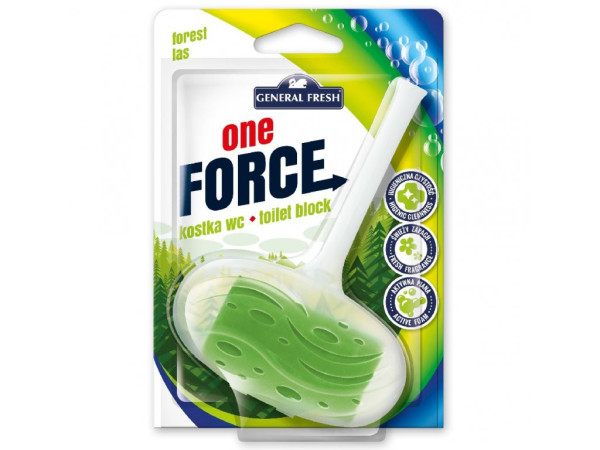 One Force WC blok s nádobkou, forest, 40g