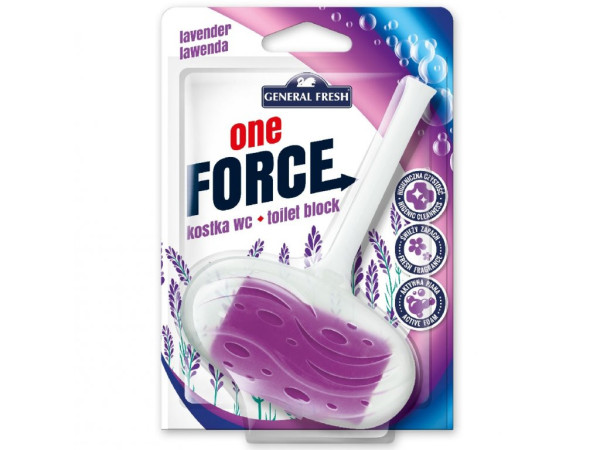 One Force WC blok s nádobkou, lavender, 40g