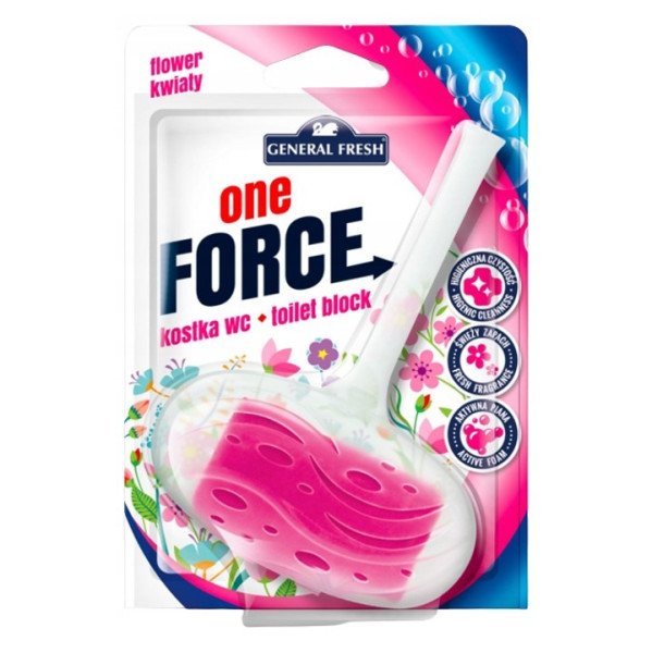 One Force WC blok s nádobkou, flover 40g