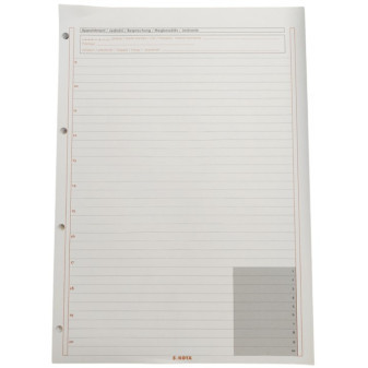 Náhradní náplň A4 portfolio, blok, 4 díry, 50l