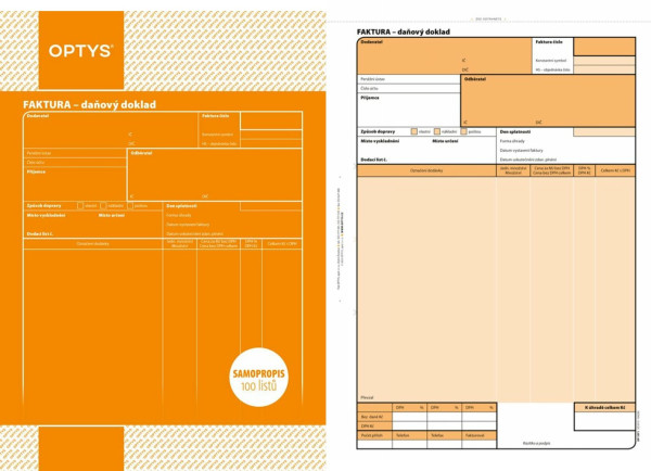 Faktura, A4/OP71