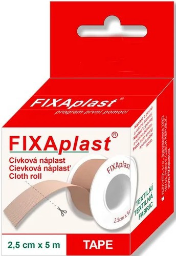 NÁPLAST TEXT. 2,5CMX5M/CÍVKA