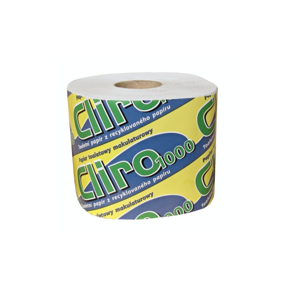 Toaletní papír Cliro, 2VR, recykl, 1 role