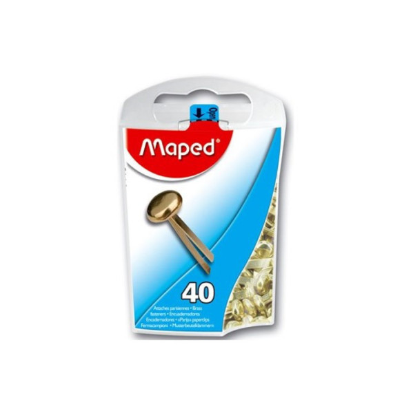Sponky mosazné, Maped, 17mm, 40ks