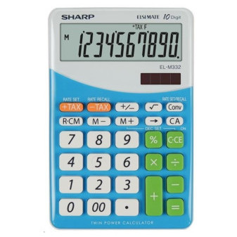 Kalkulačka SHARP EL-M332BBL, modrá