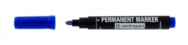 Popisovač Centropen permanent 8566 2,5mm modrý