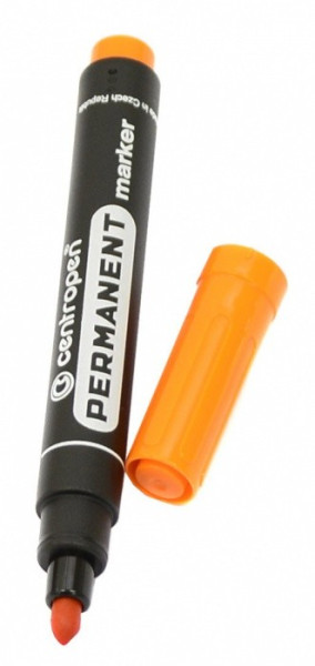 Popisovač Centropen permanent 8566 2,5mm oranžová