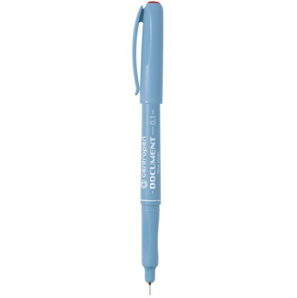 Popisovač 2631, 0.1mm, dokument, červená