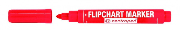 Popisovač Centropen Flipchart marker 8550 2,5mm červená