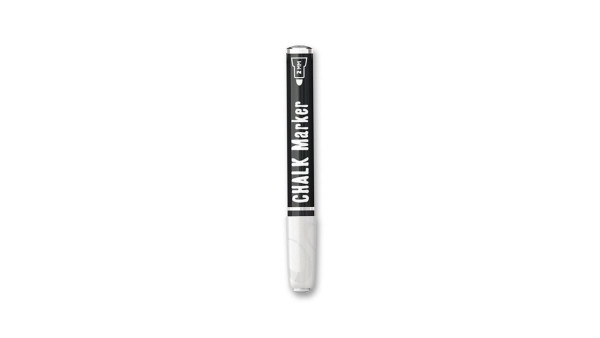Popisovač křída , 2mm, bílá