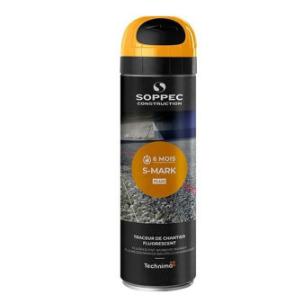 Sprej fluo S-Mark, 6m, oranžová, 500ml