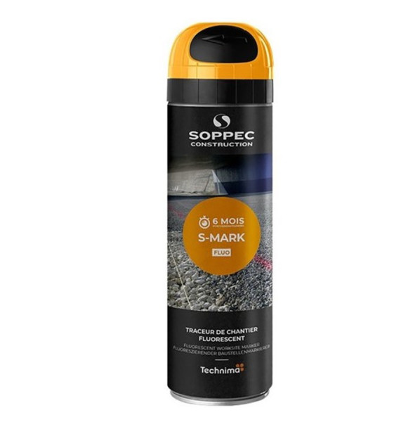 Sprej fluo S-Mark, 6m, oranžová, 500ml