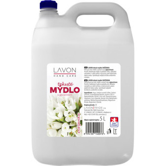 Lavon tekuté mýdlo bílé, sněženka, 5l