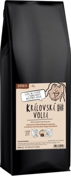 Káva zrno 1kg královská volba
