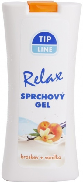 Sprchový gel 500ml tip line/broskev a vanilka