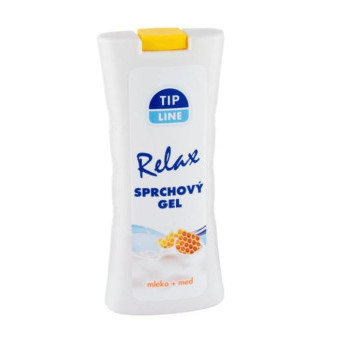 Tip Line sprchový gel mléko + med, 500ml