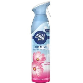WC osvěž. vzd. spray 185ml ambipur/flowers+spring