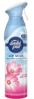 WC osvěž. vzd. spray 185ml ambipur/flowers+spring