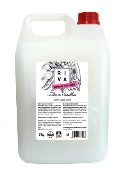 Riva tekuté mýdlo hydratační, 5kg