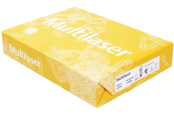 Xerografický papír A4, 80g, bílá, MULTILASER