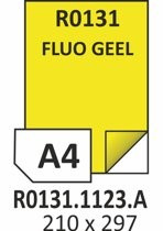 Etikety A4 sign žlutá 210x297 R0131/100ks