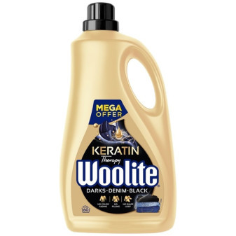 Prací prášek gel Woolite Keratin, 3.6l/60PD, Black