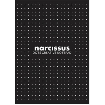 Blok A4, Narcissus, tečkovaný, 80l
