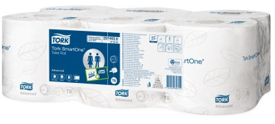Toaletní papír Tork Smart One, 2VR, recykl, 1 role