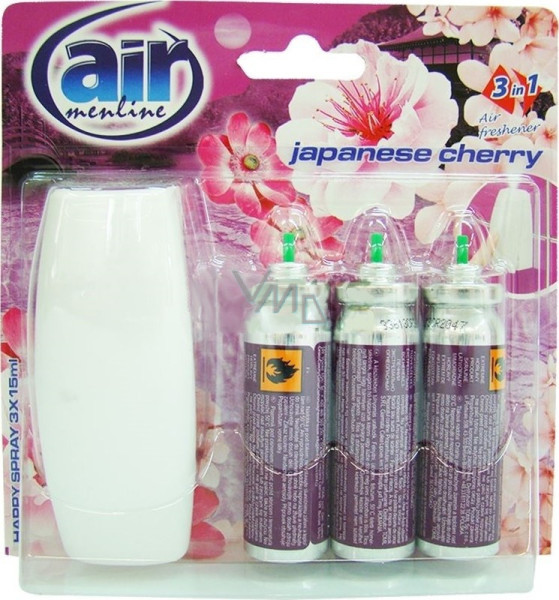 Air Menline strojek + NN, Japanese Cherry, 3x15ml