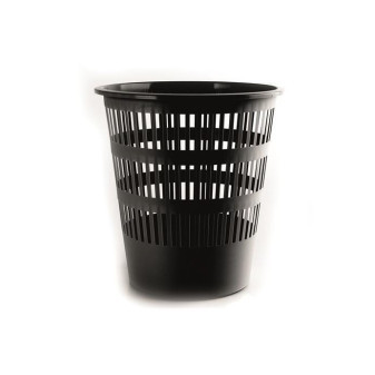 Koš odpadkový, plastový, 12L , barva černá.