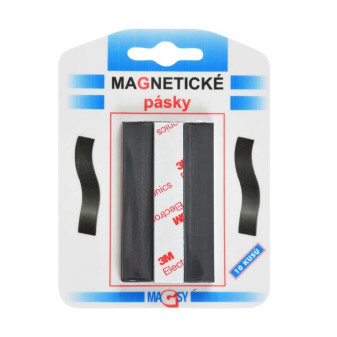 Magnetické pásky, 8cm, 10ks