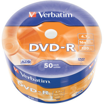 DVD-R VERBATIM 4,7GB 16X PRINT/50KS