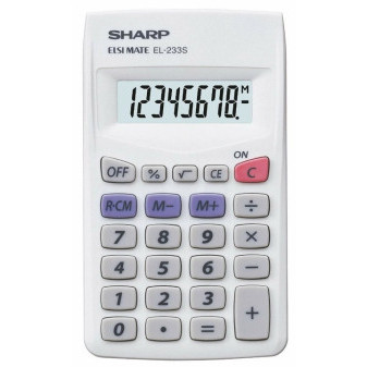 Kalkulačka Sharp EL-233S, šedá