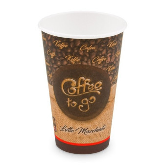 Kelímek papírový 'Coffee to go', 0,5l , 50ks