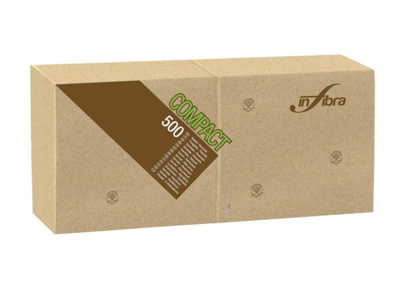 Ubrousky 30x30, jednovrstvé, bio-eko, béžová, 500ks