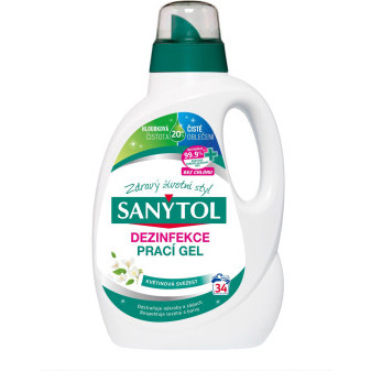 Prací gel desinfekční, Sanytol, 1.7l / 34PD