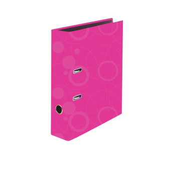Pákový pořadač A4 Neo Colori, lamino, 8cm, růžová